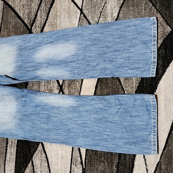 REQUEST EMBROIDERED DOUBLE POCKET STRAIGHT LEG DENIM JEAN - Picture 12 of 16